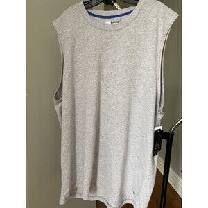 RBX Active Men's Lightweight Quick Dry Muscle Tank Top size XXL light grey